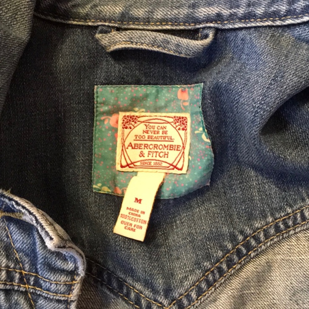 Abercrombie & Fitch jean jacket - Picture 2 of 2